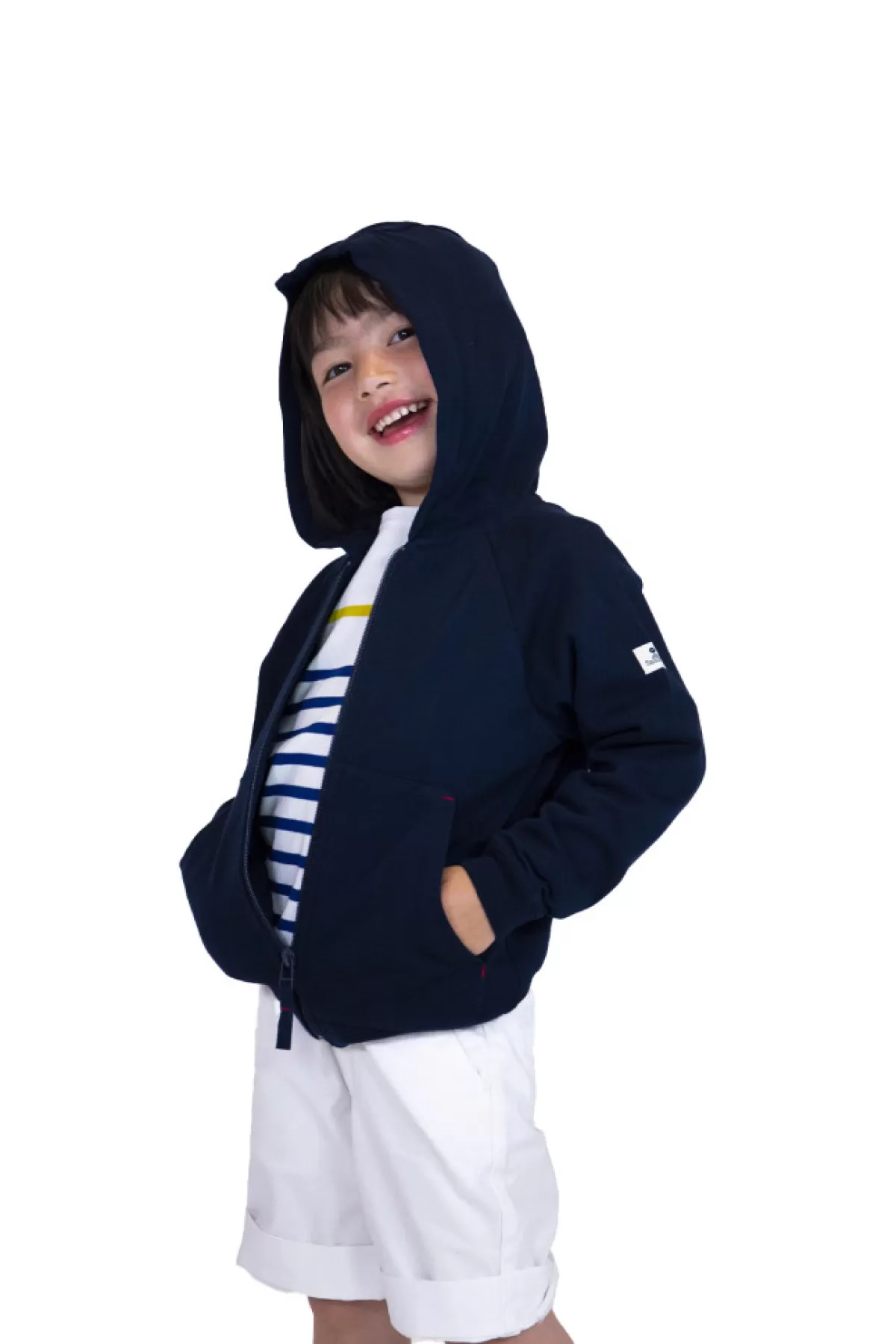 Kids Mousqueton Gilet Zippé à Capuche