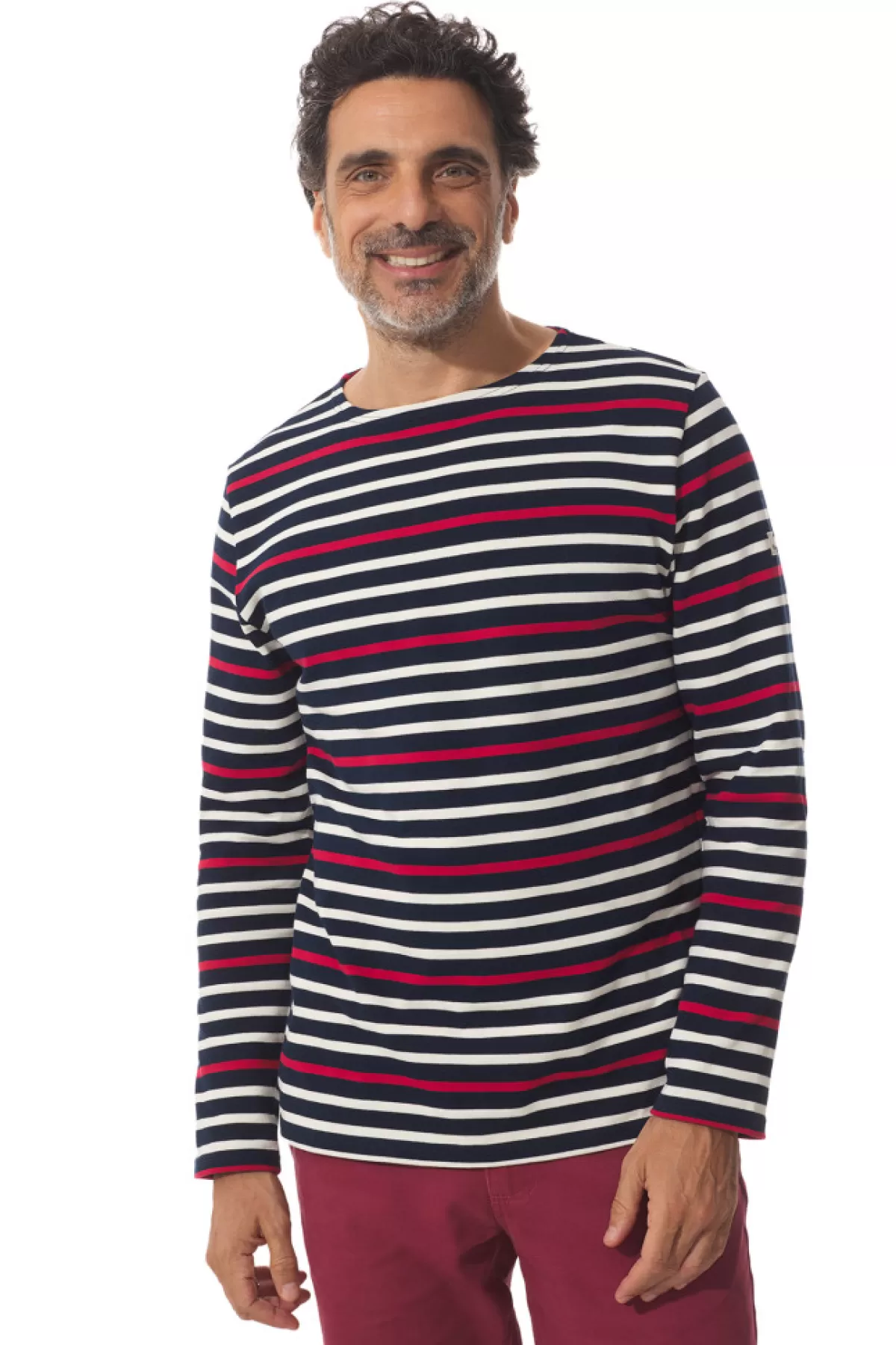 Mousqueton Multicolour Breton Striped Shirt